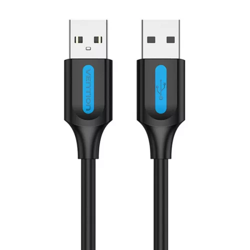 Vention USB 2.0 Kábel 0,5 m (Fekete) PVC (COJBD)