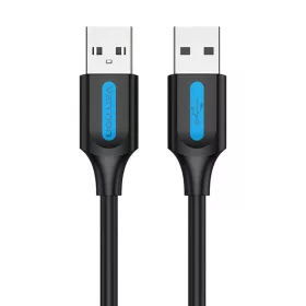 Vention USB 2.0 Kábel 2A 2m (Fekete) PVC (COJBH)