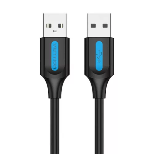 Vention USB 2.0 Kábel 2A 2m (Fekete) PVC (COJBH)