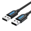 Vention USB 2.0 Kábel 2A 2m (Fekete) PVC (COJBH)