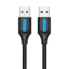Vention 3m USB 2.0 Kábel, (Fekete) PVC borítással (COJBI)