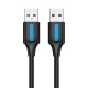 Vention 3m USB 2.0 Kábel, (Fekete) PVC borítással (COJBI)