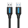 Vention USB 3.0 Kábel 1.5m (Fekete) PVC (CONBG)