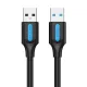 Vention USB 3.0 Kábel 1.5m (Fekete) PVC (CONBG)