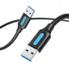 Vention USB 3.0 Kábel 1.5m (Fekete) PVC (CONBG)