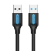 Vention USB 3.0 Kábel 2A 2m (Fekete) PVC (CONBH)