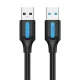 Vention 3m USB 3.0 Kábel (Fekete) PVC borítással (CONBI)