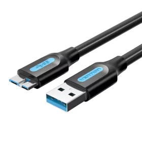 Vention USB 3.0 A-Micro-B Kábel 0.25m (Fekete) (COPBC)