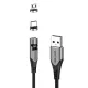 Vention Mágneses 2in1 USB-C És Micro-B Kábel, 0,5 m (CQXHD)