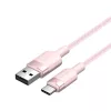 Vention USB-C 3A (Rózsaszín) Adatkábel- 1m (CTNPF)