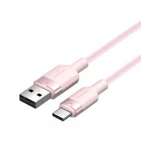 Vention USB-C 3A (Rózsaszín) Adatkábel- 1m (CTNPF)