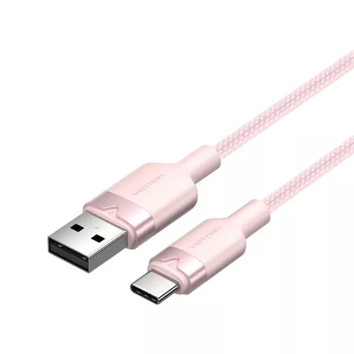 Vention USB-A És USB-C 3A (Rózsaszín) Kábel 2m (CTNPH)