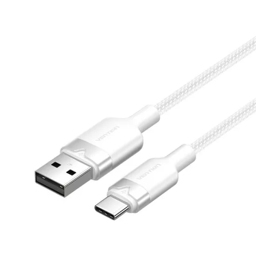 Vention USB-C 3A Gyorstöltőkábel 2M (Fehér) (CTNWH)