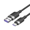Vention USB 2.0 A - USB-C 6A Gyorstöltőkábel - 1m (CTOBF)