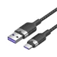 Vention USB 2.0 A - USB-C 6A Gyorstöltőkábel - 1m (CTOBF)