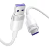 Vention USB-C 6A Gyorstöltőkábel - 1m (Fehér) (CTOWF)