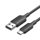 Vention USB-A - USB-C 3A Adatkábel2m (Fekete) (CTQBH)