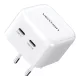Vention USB-C GaN Hálózati Töltő 35W (Fehér) (FBPW0-EU)