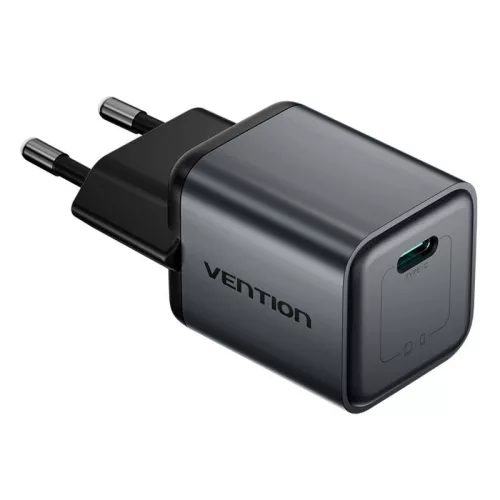 Vention 20W GaN USB-C Gyors Töltő (Szürke) (FEVH0-EU)