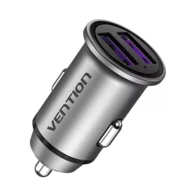 Vention FFEH0 Autós Töltő - 2x USB 30W - Szürke