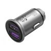 Vention FFEH0 Autós Töltő - 2x USB 30W - Szürke