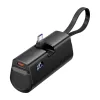 Vention LED Kijelzős 4800mAh 22.5W Powerbank (Fekete) (FHQB0)
