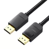 Vention 3m DisplayPort Kábel 4K 60Hz (Fekete) (HACBI)