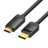 Vention 3m DisplayPort-HDMI Kábel, 4K 30Hz (HAGBI)