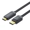 Vention 3m DisplayPort-HDMI Kábel, 4K 30Hz (HAGBI)