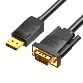   Vention DisplayPort-VGA Átalakító Kábel, 1,5m, 1080P 60Hz (HBLBG)