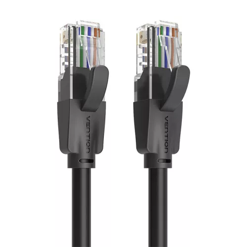 Vention UTP Cat6 Ethernet Kábel 0,5m RJ45 (Fekete) (IBEBBD)