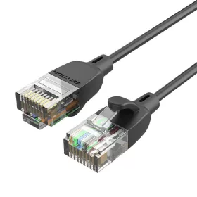   Vention CAT6A UTP 10Gbps Slim Ethernet Kábel 2m (Fekete) (IBIBH)