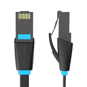   Vention Lapos UTP CAT6 Hálózati Kábel RJ45 - 1m (Fekete) (IBJBF)