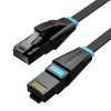 Vention Lapos UTP CAT6 Hálózati Kábel RJ45 Csatlakozó 1.5m (Fekete) (IBJBG)