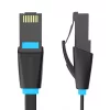 Vention Lapos UTP CAT6 Hálózati Kábel 35m RJ45 (Fekete) (IBJBU)
