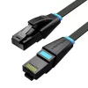 Vention Lapos UTP CAT6 Hálózati Kábel 35m RJ45 (Fekete) (IBJBU)