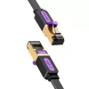 Vention Lapos UTP CAT7 Hálózati Kábel RJ45 10Gbps - 1m (Fekete) (ICABF)