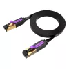 Vention Lapos UTP CAT7 Hálózati Kábel RJ45 10Gbps 1.5m (Fekete) (ICABG)