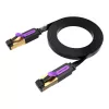 Vention Lapos CAT7 UTP Hálózati Kábel RJ45 10Gbps 2m (Fekete) (ICABH)