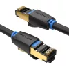 Vention CAT8 SSTP 40Gbps 1.5m (Fekete) RJ45 Ethernet Kábel (IKABG)