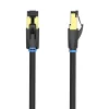 Vention CAT8 SFTP 40Gbps 2m (Fekete) Ethernet Kábel RJ45 Csatlakozó (IKABH)