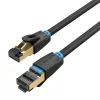 Vention CAT8 SFTP Ethernet Hálózati Kábel 40Gbps 3m (Fekete) (IKABI)
