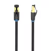 Vention CAT8 SFTP 40Gbps 20m (Fekete) Ethernet Kábel RJ45 Csatlakozó (IKABQ)