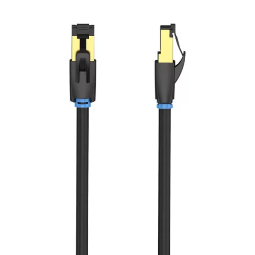 Vention CAT8 SFTP 40Gbps 20m (Fekete) Ethernet Kábel RJ45 Csatlakozó (IKABQ)