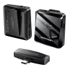 Vention NCBB0 USB-C vezeték nélküli lavalier mikrofon x2 fekete