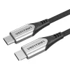 Vention USB-C 60W Gyorstöltőkábel, 0.5m (Szürke) (TAAHD)