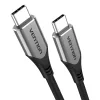 Vention USB-C 60W Gyorstöltőkábel, 0.5m (Szürke) (TAAHD)