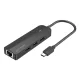 Vention USB-C többportos Adapter 3x USB 2.0, RJ45, Micro USB, 0.15m (TGOBB)