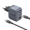 Vention 70W GaN USB-C És USB-A Töltő - 1m Kábellel (TZ-FEXH0-EU)