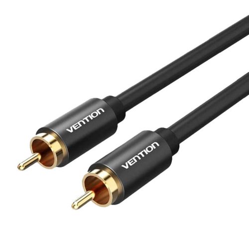 Vention RCA koaxiális audio/videó kábel, 1m (Fekete)